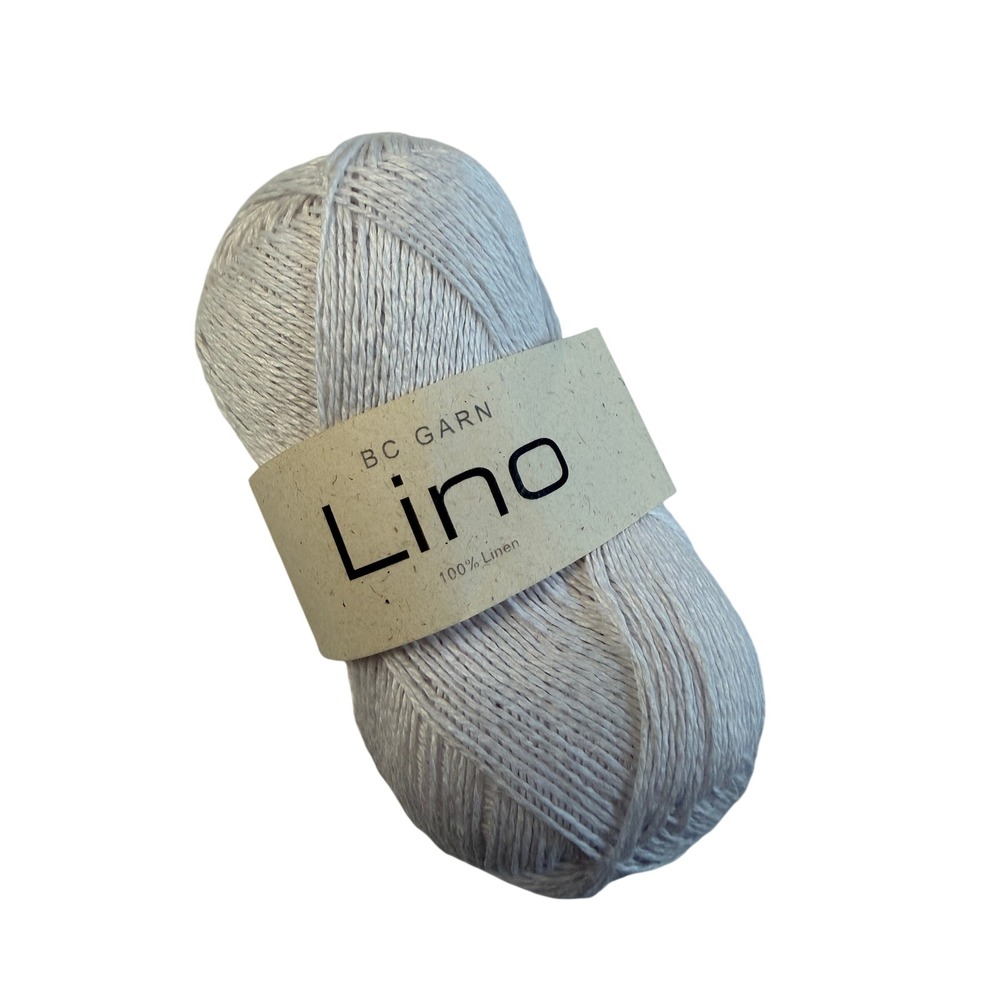BC Garn Lino 100% Linen Yarn 164 yds White Knitting Crochet